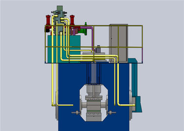 Diameter 426mm Steel Tee Forming Machine 30KW Motor Power Energy Saving
